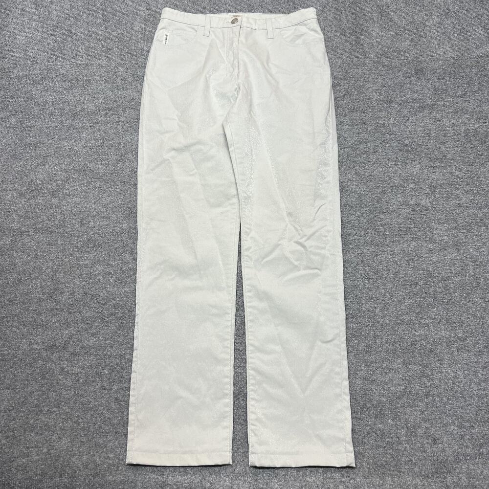 Armani Jeans Womens 28 Gray Light Wash Regular Straight Stretch Denim Pants